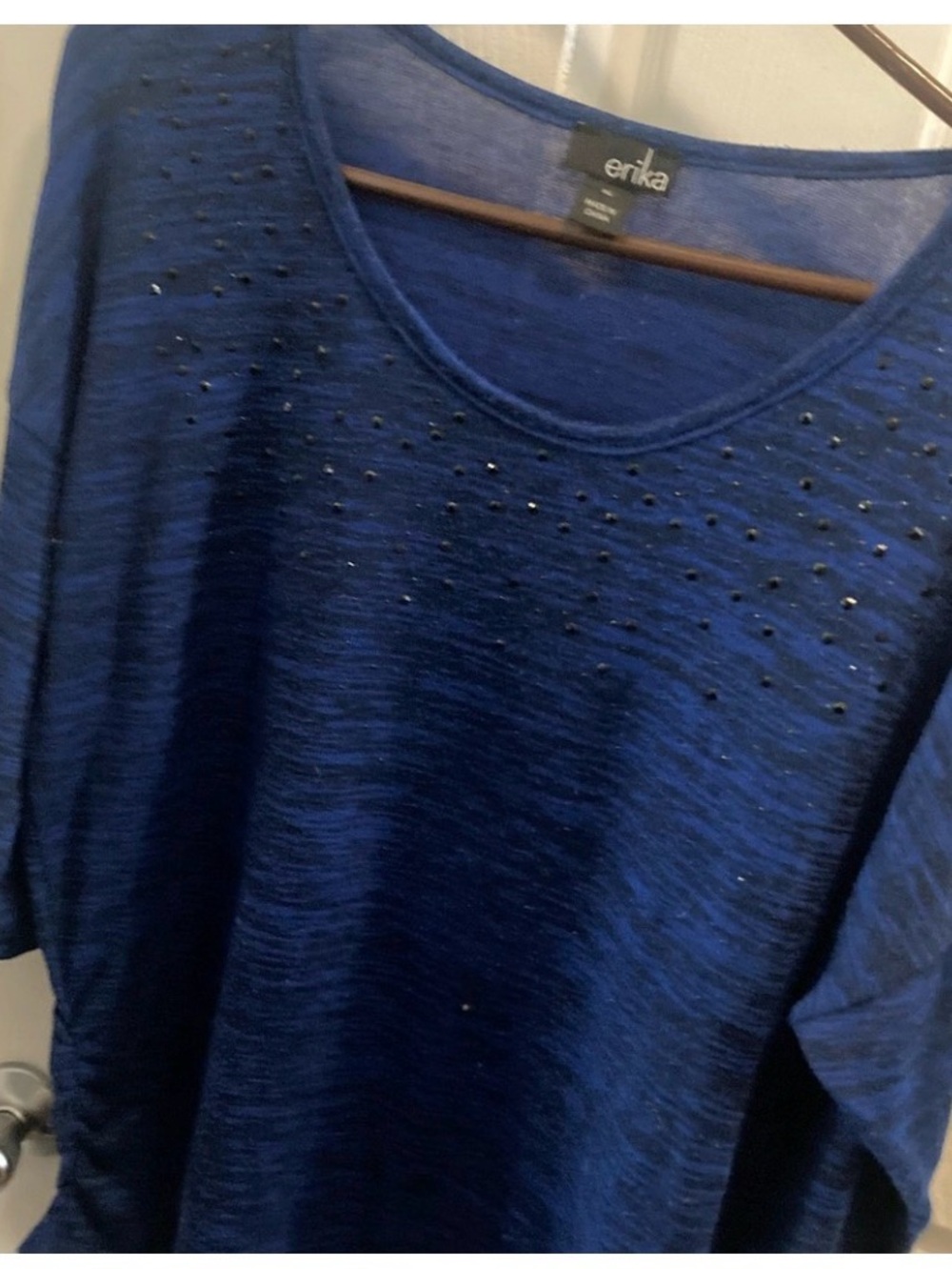 Erika Royal Blue Studded Tunic XL